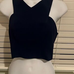 Topshop Black V-Neck Tank Top